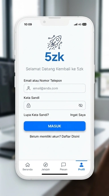 Masuk ke Akun 5zk Anda dengan Mudah