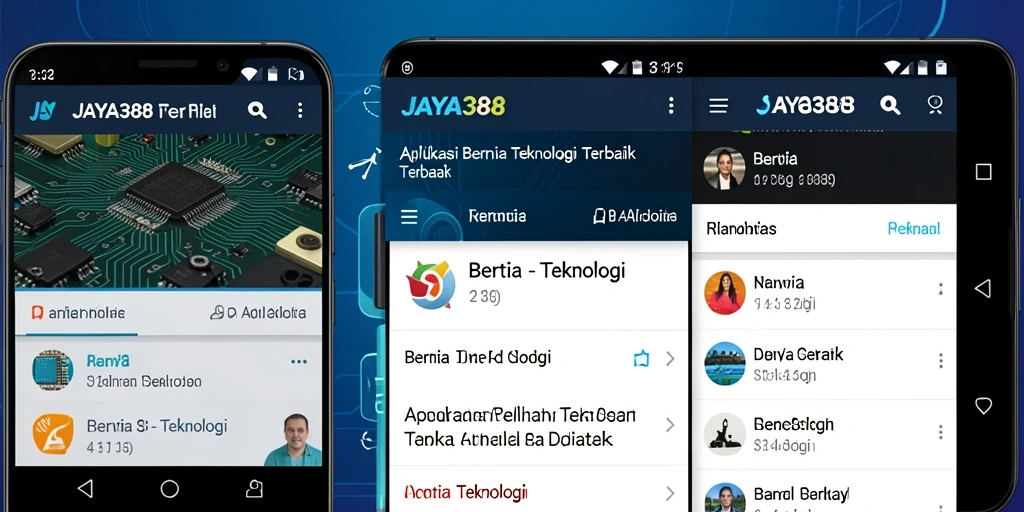 Tampilan antarmuka aplikasi JAYA388 yang modern dan menarik.