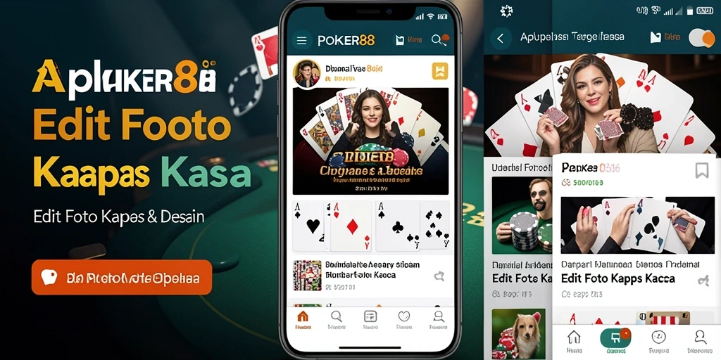 Antarmuka POKER88 yang user-friendly untuk Edit Foto Kertas Kaca.