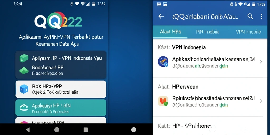 Tampilan antarmuka aplikasi QQ222 yang intuitif dan mudah digunakan.