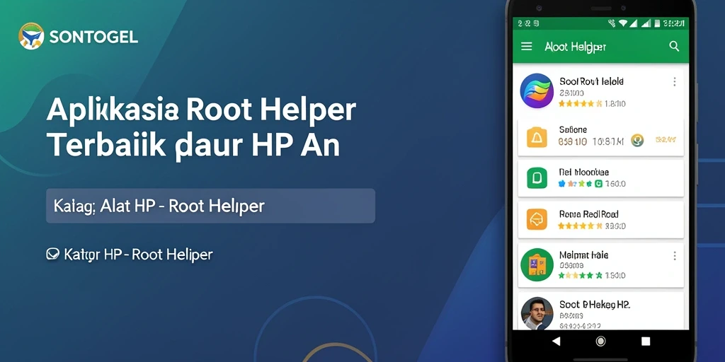 Antarmuka SONTOGEL yang menawan dan fungsional untuk pengguna Root Helper.