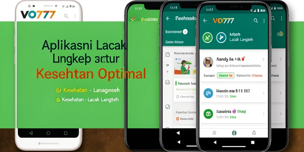 Tampilan antarmuka VO777 yang modern dan fungsional untuk Lacak Langkah.