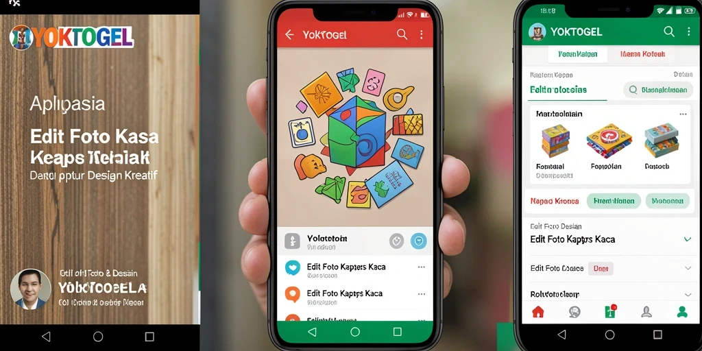 Antarmuka YOKTOGEL menampilkan fitur Edit Foto Kertas Kaca yang intuitif.